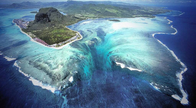 Le cascate sottomarine alle Mauritius: un fenomeno unico al mondo